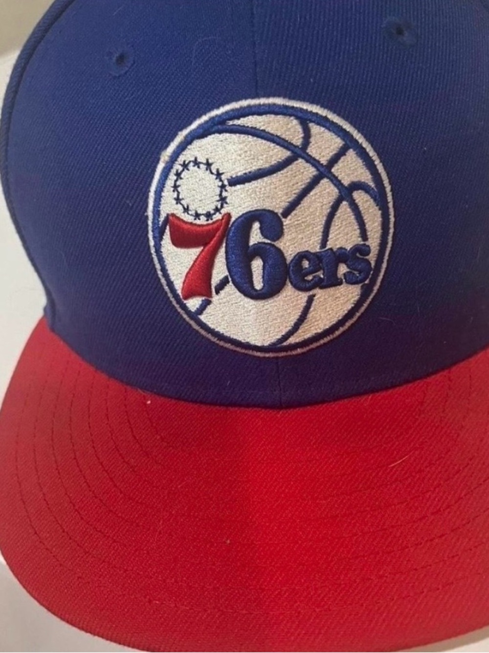 New Era Blue and White Snapback Cap